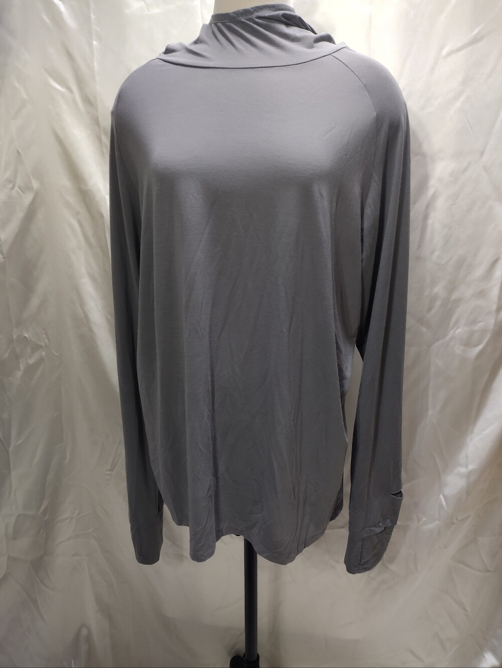 Path Projects Pyrenees Performance Lightweight Hoodie Men XL Gray Thumbholes